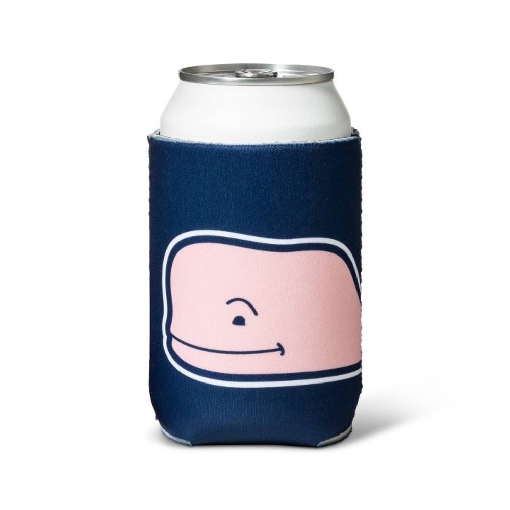 Vineyard Vines Pink Whale Can Koozie